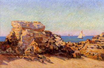 Armand Guillaumin : The Platin Rock at Saint-Palais